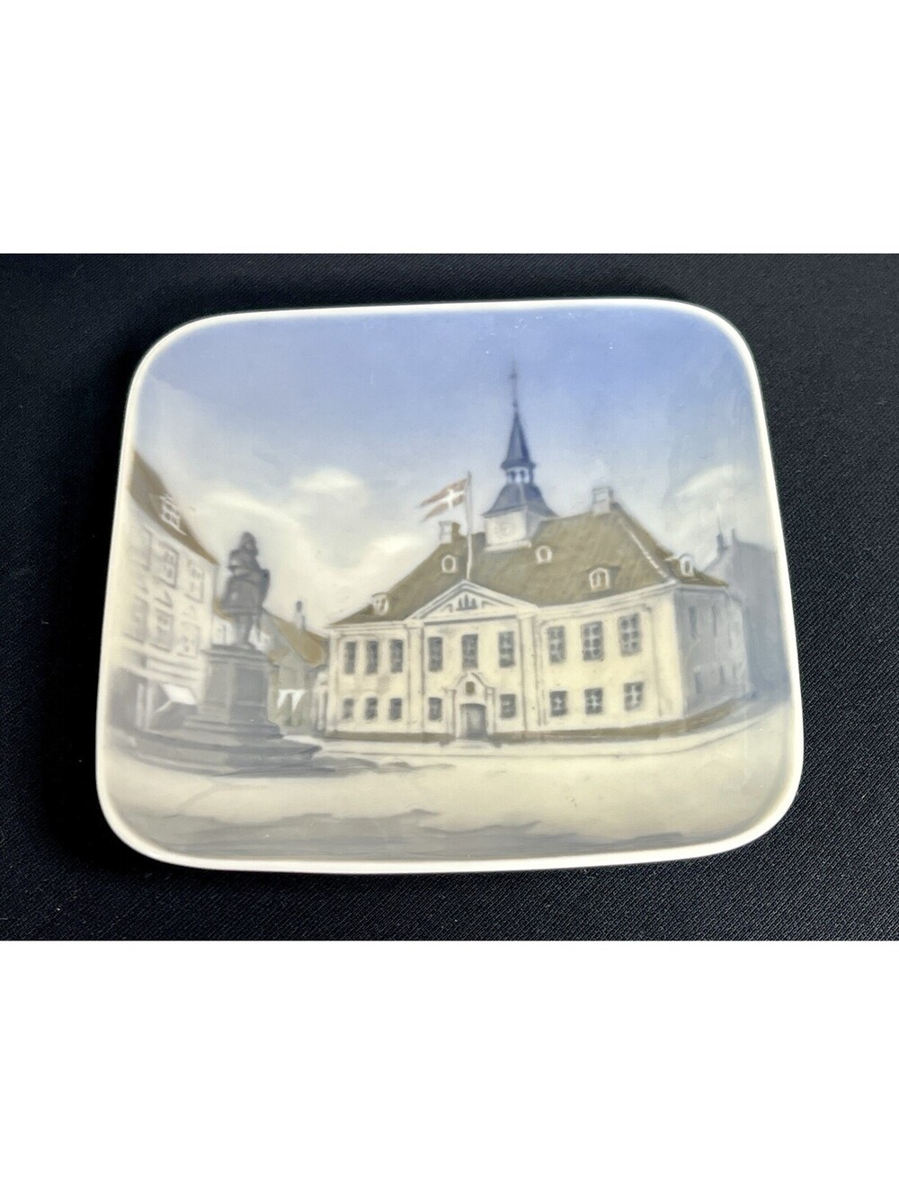 VINTAGE Randers Royal Copenhagen #4061  Square Trinket Dish, Denmark [COPY]
